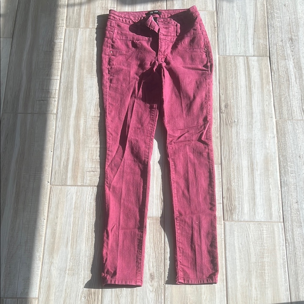 Crimson Skinny Jeans